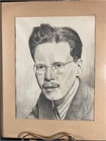 PENCIL DRAWING OF A YOUNG BILL BOSS