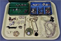 Costume Jewelry Inc. Pins, Necklaces, etc.