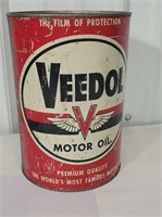 Veedol motor oil can