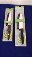 New Pair of Farberware Ceramic Knives