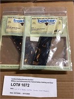Lot of 2 Boston Leather Double Wide Keepers