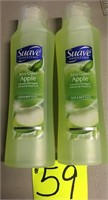 2-12oz Suave green apple shampoo