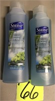 2-12oz Suave waterfall Mist shampoo