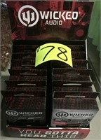 12-Wicked Audio ear buds