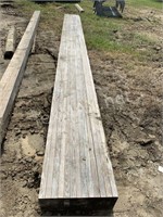 Structural Beam 18 FT X 2 IN X 7 IN Treated Timber