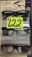 Foster Grant +2.50 reading glasses