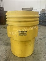 EAGLE 95 Gal. Overpack Drum, Open Head, Yellow