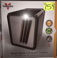Vornado dual zone infrared heater