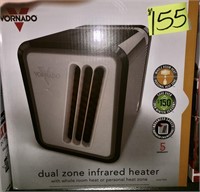 Vornado dual zone infrared heater
