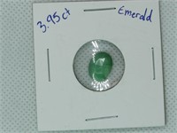 3.95 Ct Emerald, Oval