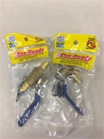 2 New Pex-Ready 1/2" Brass Ball Valves