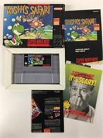 Super Nintendo Yoshi's Safari Game w/Box +Inserts