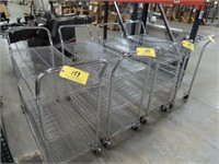 (4) Metro Type S.S. Shop Carts