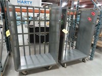 (2) Heavy Duty Bindery Carts