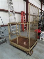 Forklift Safety Cage, 1,000 Lb Cap