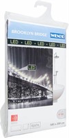 LED shower curtain Brooklyn Bridge 180 x 200 cm