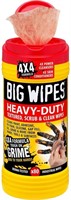 BIG WIPES Red Top Heavy Duty Industrial, 80 COUNT