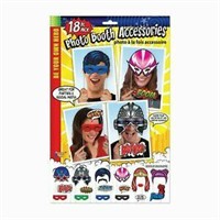 18 pc  ADULT PHOTO BOOTH HERO ACCESSORIES