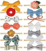 14 Pcs Baby Girl Headbands and Bows