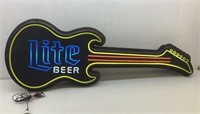 *LPO* Lite Beer Guitar   Working  58x22