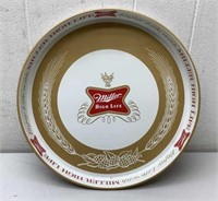 Miller high life beer tray 12"