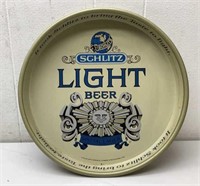 Schlitz light beer tray 1976 13"