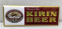 Kirin beer sign metal