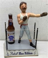 Vtg Pabst boxer Metal  Appears to be reconditioned