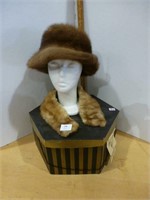Mink Hat Stefania Wolski / Fur Collar