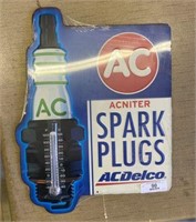 New AC Spark Plugs Advertising Thermometer