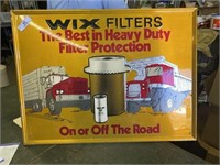 Wix Filters Metal Advertising Sign