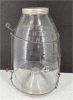 * 1940's C.F. Orvis glass minnow trap