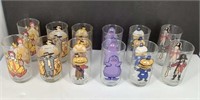* Late 1970's McDonald's glasses 2 sets of (6)
