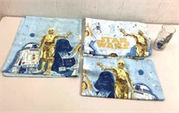 Star Wars collectibles w/(3) pc sheet set & 1977