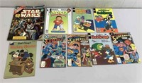 Sm lot comics $.10-.40 w/ Star Wars & Mad mag