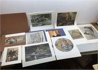 Collection of "The Masters" artists prints