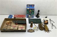 Basement junk drawer lotw/ railroad Toys Marble