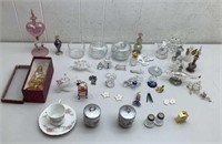 *LPO* Nice lot of glass crystal ceramic and other