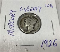 1926 Mercury Dime