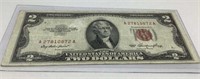 1953 Red $2. US Note