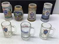 * (7) Glasses & Steins  Old Style