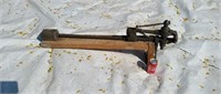 Old black Smith 3 1/2" leg vice made in