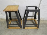 Lot - (2) Rolling Tool Stands