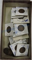 Box of 39 Indian cents
