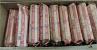 Rolls of Lincoln wheat cents, 2344 coins