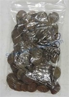 Bag of 200 Indian cents
