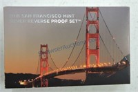 2018 San Francisco silver reverse proof set