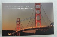 2018 San Francisco silver reverse proof set