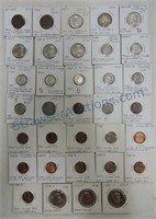 Lot of 34 US error coins
