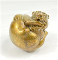 Johsua Tobey Bronze Bear Sculpture S/N 33/250